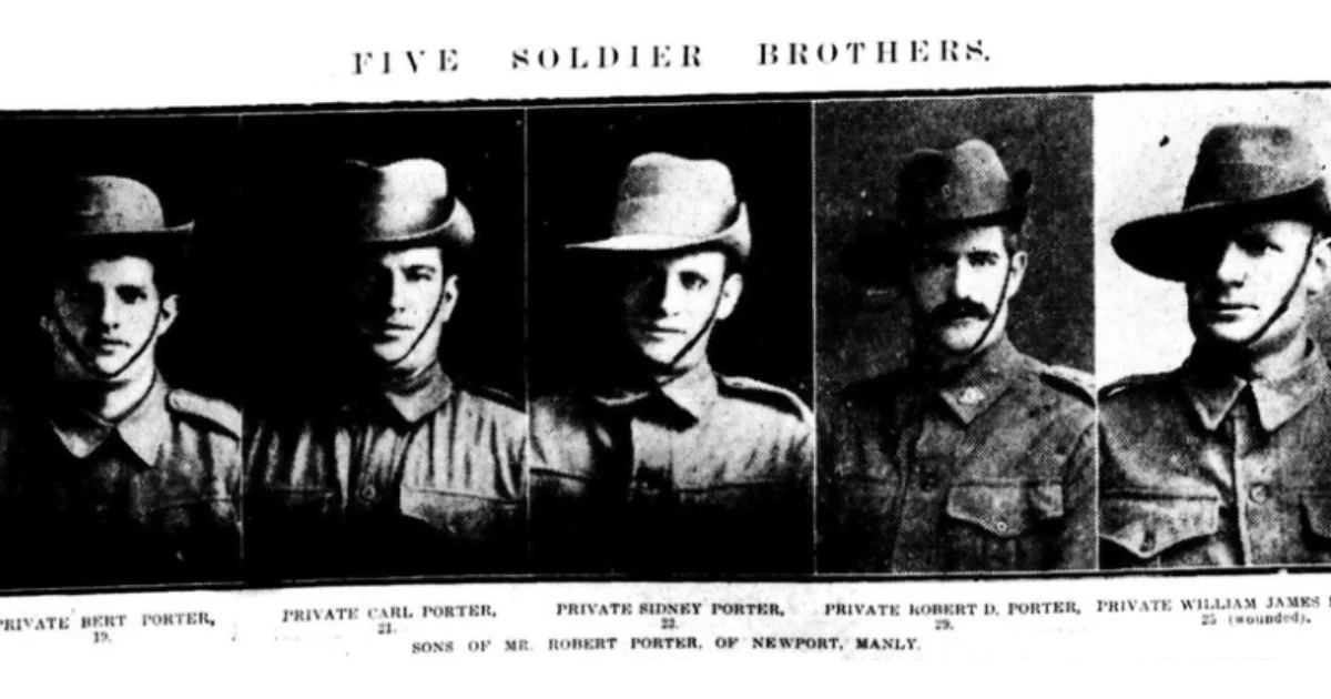 Five Soldier Brothers of Newport