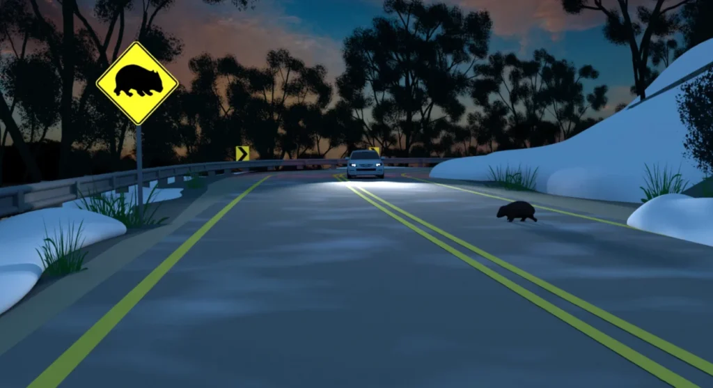 Newport wildlife roads

